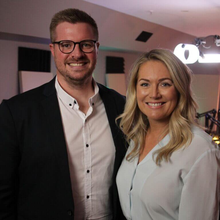 Tammy Barton, Founder and Director of MyBudget, with MyBudget client Shane for the MyMoney MyStory podcast.