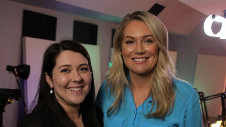 Tammy Barton, Founder and Director of MyBudget, with MyBudget client Krystal for the MyMoney MyStory podcast.