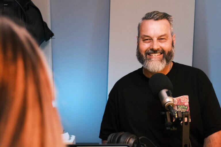 MyBudget client Wil during the MyMoney MyStory podcast.