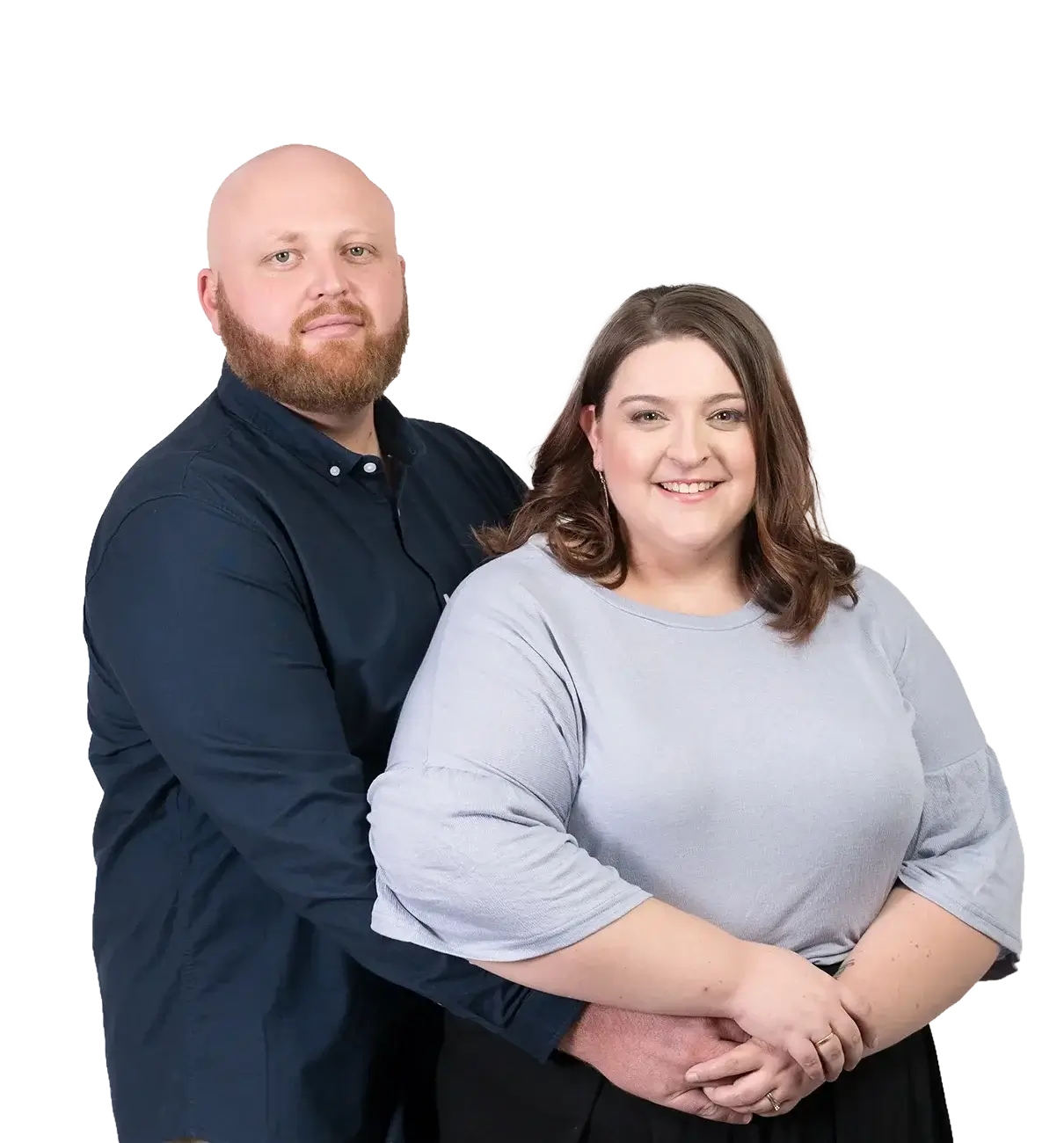 MyBudget clients Megan and Creagh featured in client stories celebrating achieved financial goals and successful debt solutions in New Zealand.
